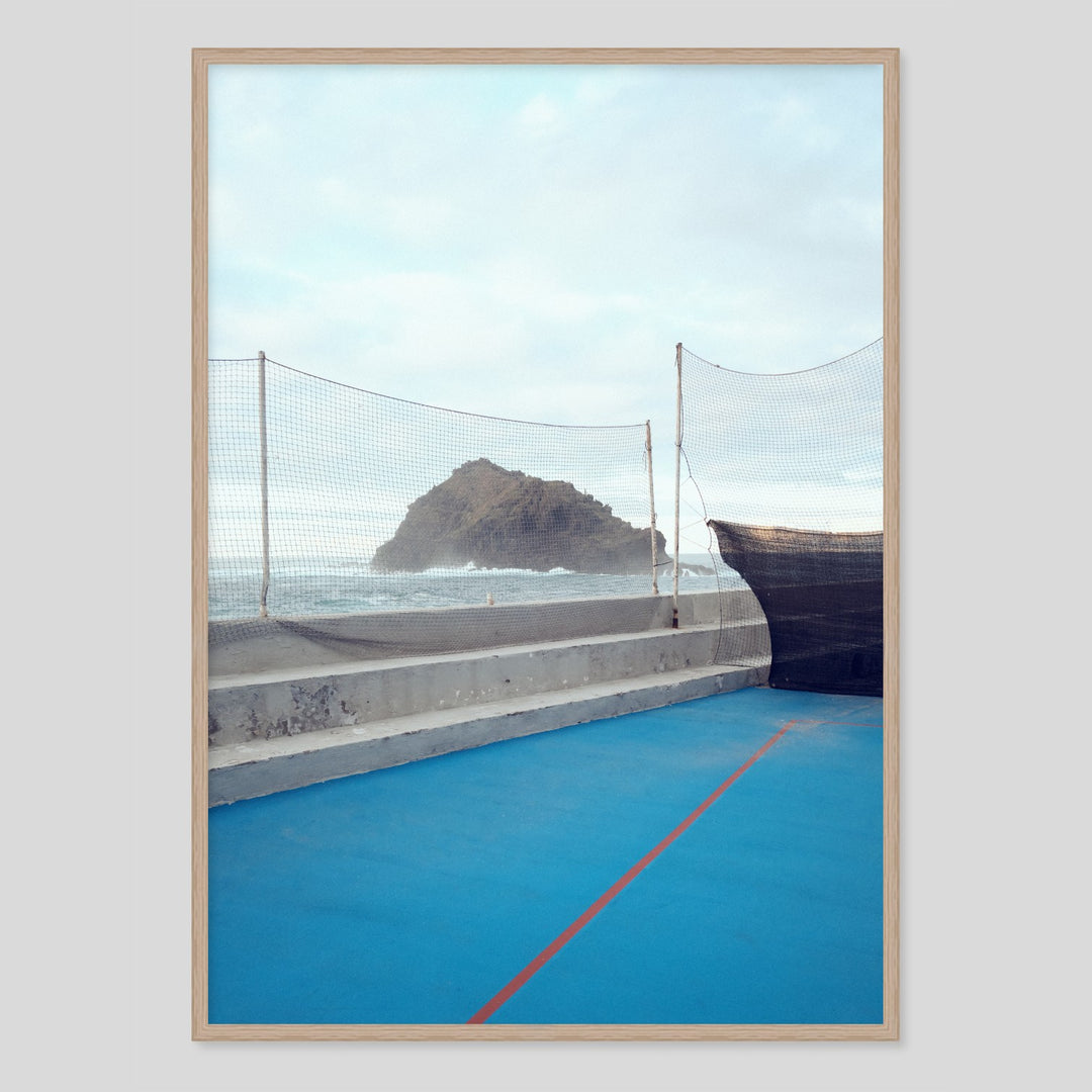 Tennis Court Photography Art Poster by Claude Gasser for Edition3000
