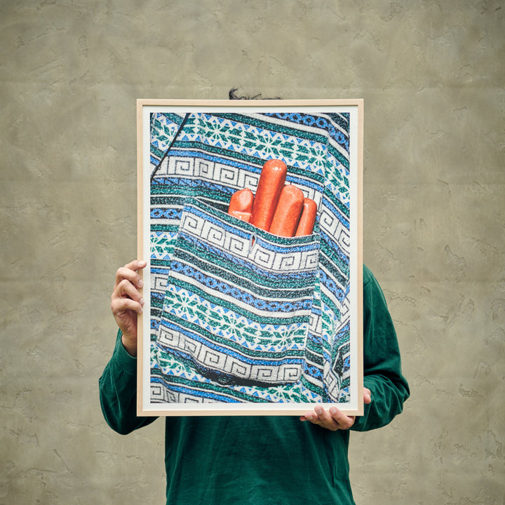 poster in wooden frame by photographer Aso Mohammadi for edition3000