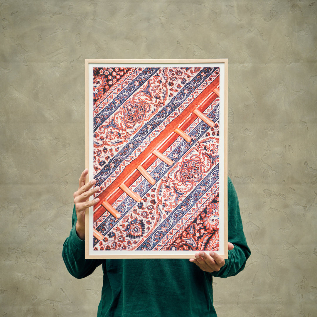 poster in wooden frame by photographer Aso Mohammadi for edition3000