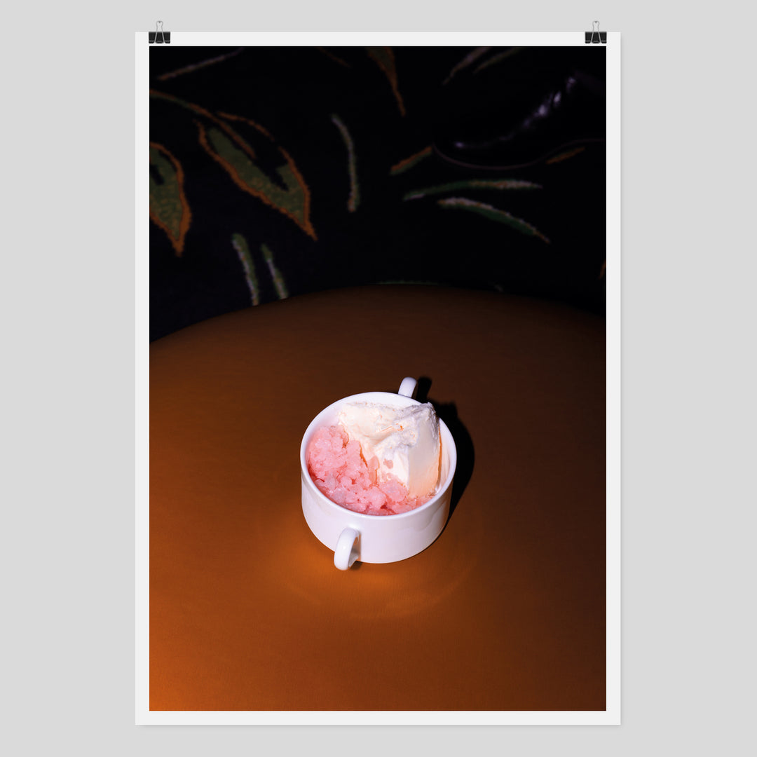 ice cream poster by photographer Julia Isaac for edition3000