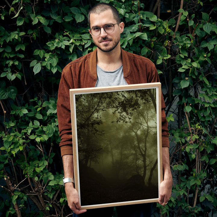 poster in wooden frame by photographer Yves Bachmann for edition3000